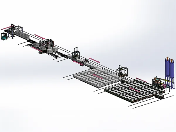 Ligne de production de béton léger 200m³/jour (Standard)