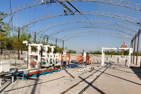 Ligne de Production de Blocs BCNA à Vientiane, Laos