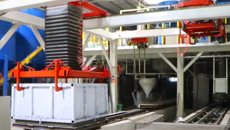 Ligne de Production de  Blocs en Béton Cellulaire