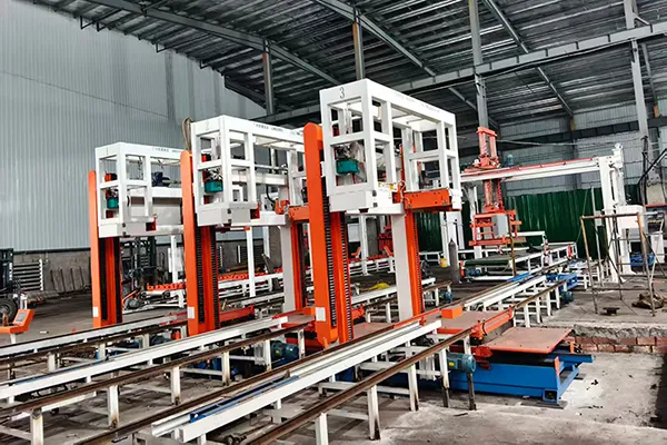 Ligne de production de blocs BCNA à Ordos, Mongolie-Intérieure, Chine