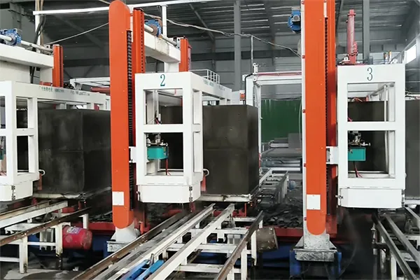 Ligne de production de blocs BCNA à Ordos, Mongolie-Intérieure, Chine