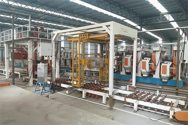 Ligne de production de blocs BCNA à Wuhai, Mongolie-Intérieure, Chine.