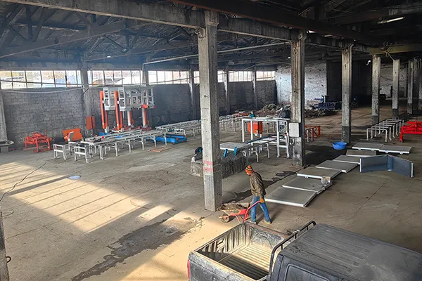 Ligne de production de blocs BCNA à Jaiyl, Kirghizistan