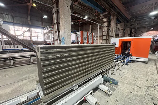 Ligne de production de blocs et panneaux muraux en béton léger BCL en Mongolie.