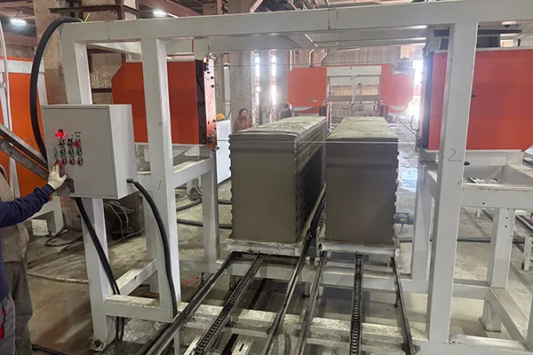 Ligne de production de blocs et panneaux muraux en béton léger BCL en Mongolie.