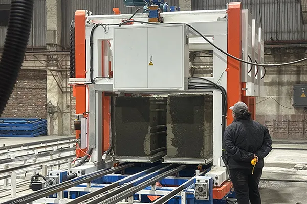 Ligne de production de blocs et panneaux muraux en béton léger BCL en Mongolie.