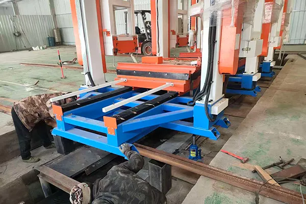 Ligne de production de blocs en béton mousse EPS à Lanzhou, Gansu, Chine