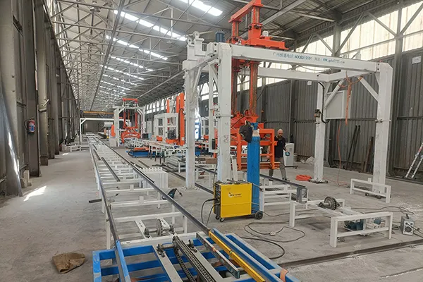 Ligne de production de blocs en béton mousse EPS à Johannesburg, Afrique du Sud