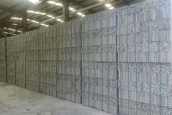 Optimisation du système de découpe de blocs en céramsite à Shaoxing, Zhejiang, Chine